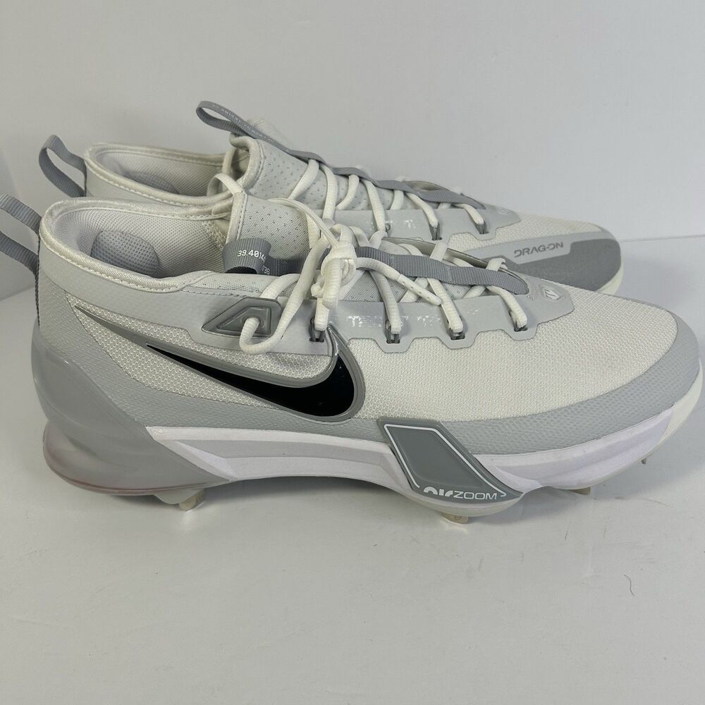 Nike Force Zoom Trout 9 Elite Men's Size 14 Baseball Cleats White FB2906-100